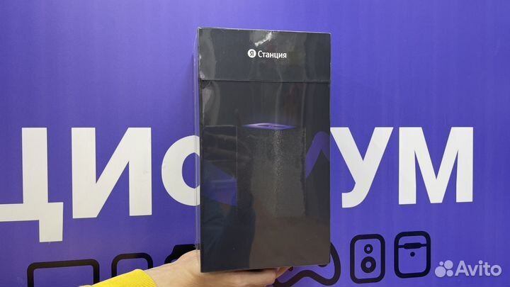 Умная колонка Яндекс станция 2, черная