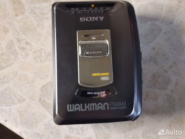 Кассетный плеер sony walkman wm-FX171