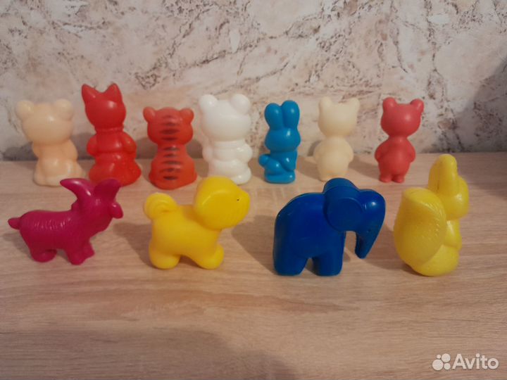 Пластмассовые игрушки СССР лот 4