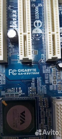 Материнская плата ATX S754 Gigabyte GA-K8VT800