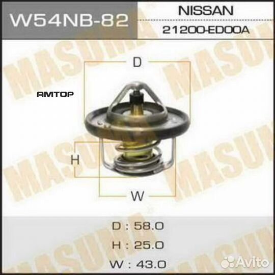 Masuma W54NB-82 Термостат Masuma W54NB-82