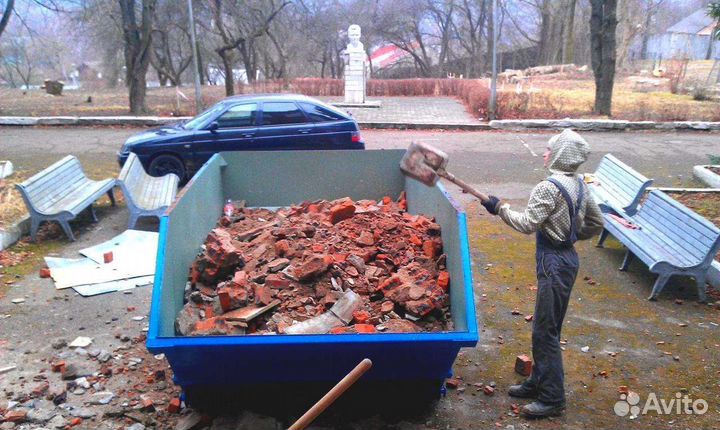 Вывоз мусора контейнером
