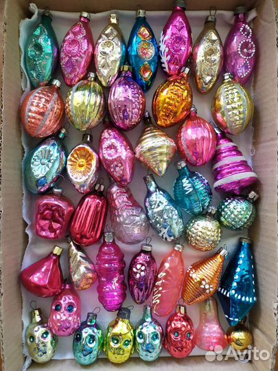 Ёлочные игрушки СССР