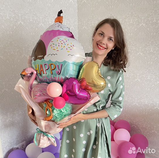 Букеты из воздушных шаров