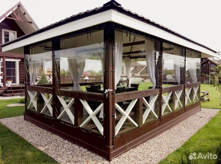 Мягкие окна под ключ от тентвилл