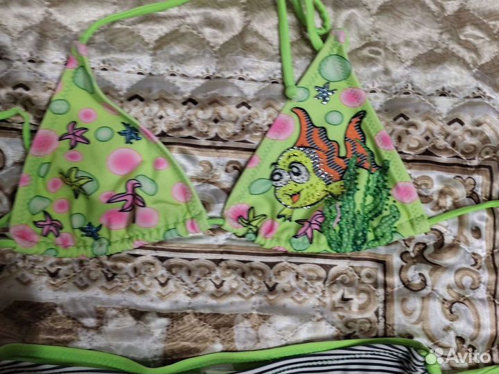 Купальник для девочки на рост 116-122см