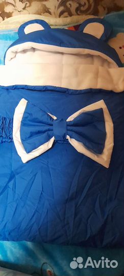 Конверт на выписку для мальчика весна осень