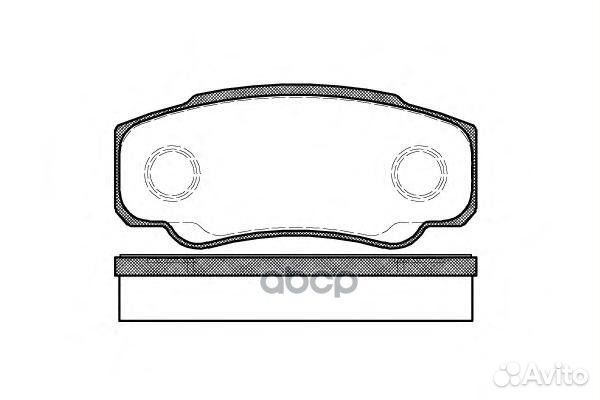 961 00 ***221949 колодки дисковые з Peugeot