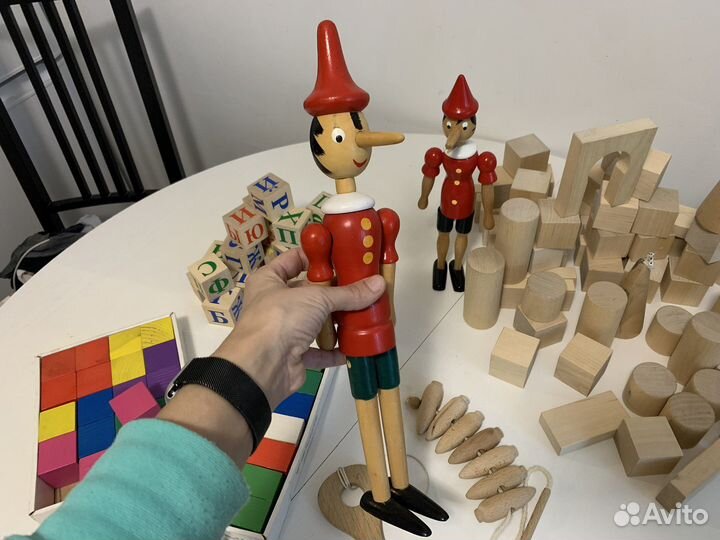 Деревянные игрушки монтессори