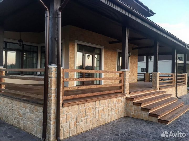 Строительство веранд, террас. Строительная бригада