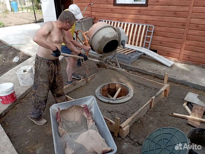 Строительство домов, бетонные работы