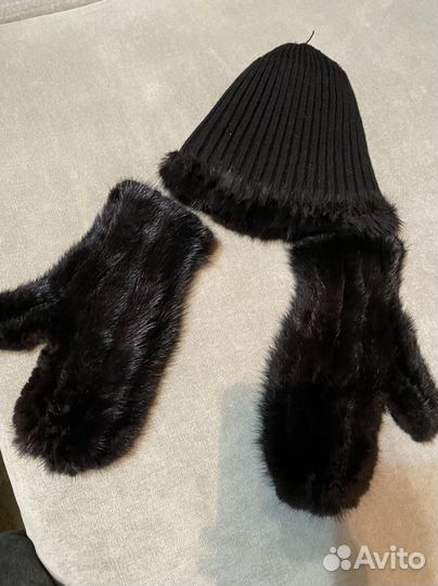 Норковые варежки