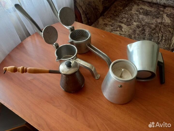 Кофеварка гейзерная СССР Соковыжималки СССР Турка