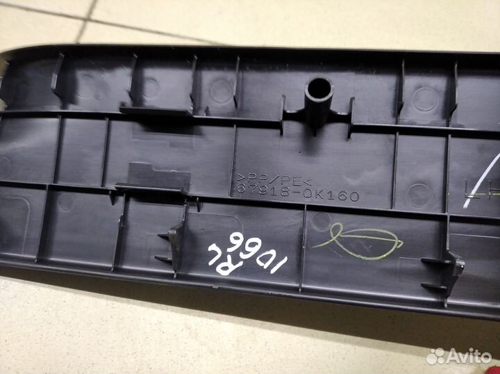 Накладка порога (внутренняя) Fortuner 2015