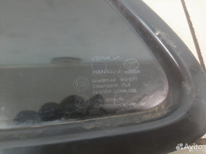 Стекло треугольник заднее левое Nissan Almera B10