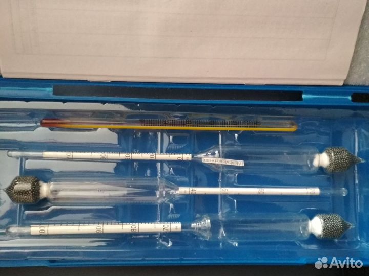 Ареометр новый набор от0-100%