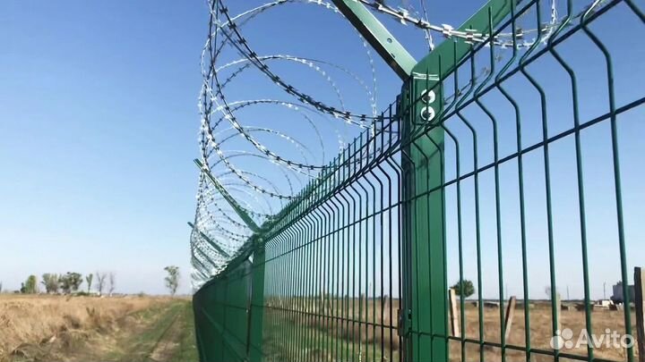 Монтаж колючей проволоки акл егоза