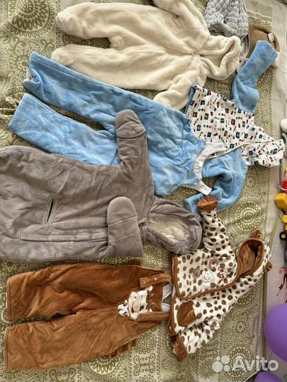 Вещи пакетом для мальчика с рождения до года