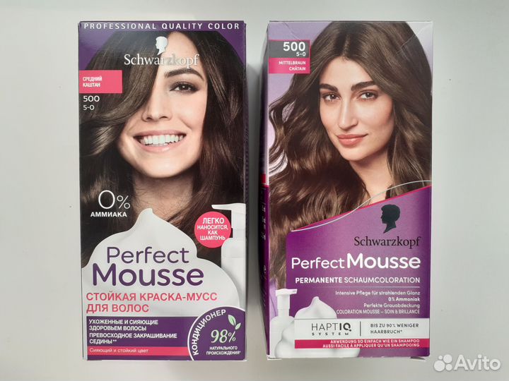 Краска-мусс Perfect Mousse 500