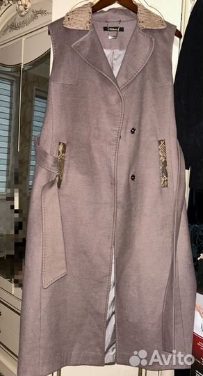 Безрукавка пальто