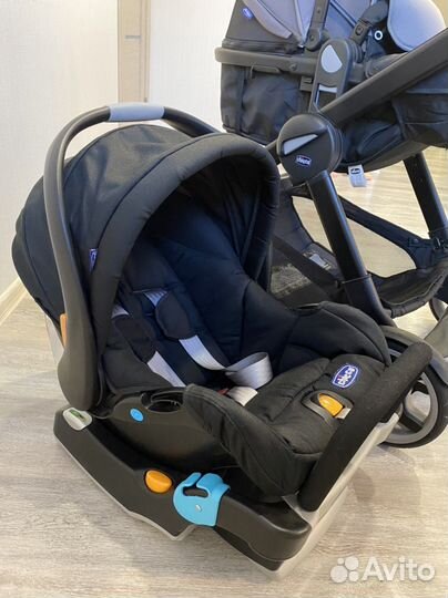 Коляска трансформер 3 в 1 chicco fully