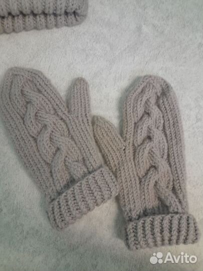 Комплект: снуд, шапка, варежки