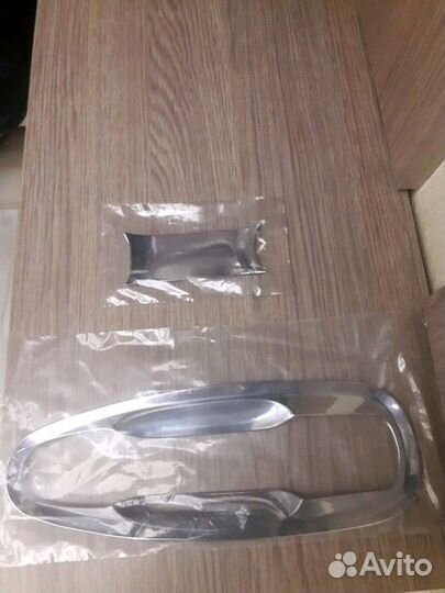 Накладки на двери под ручки на Прадо 150