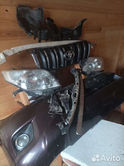 Передний бампер Прадо 150 до рестайлинг