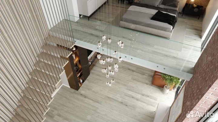 Кварцвиниловая плитка Alpine Floor Premium XL Eco7-22 Дуб Серебряный