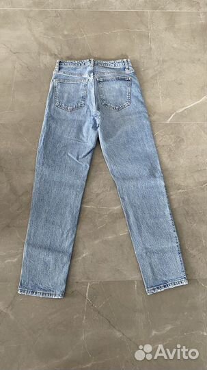 Джинсы zara 34 прямые