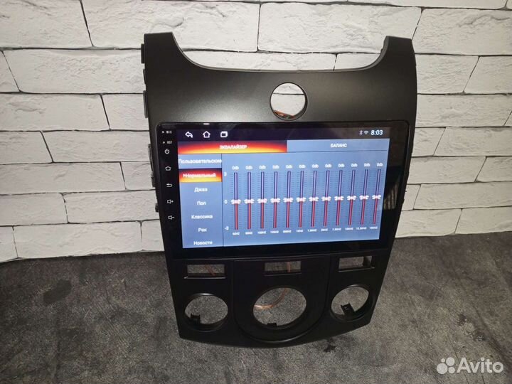 Магнитола kia cerato 2 на android IPS экран