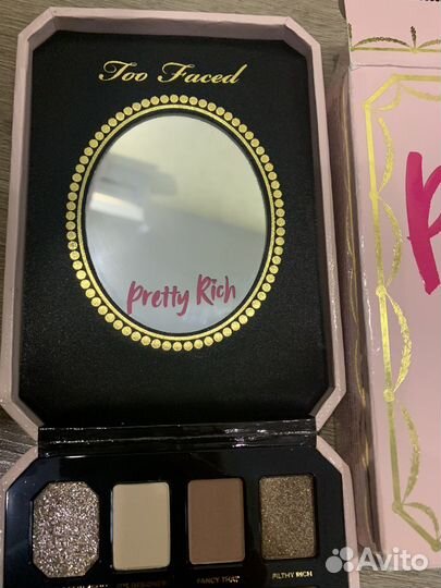 Тени для век Pretty Rich too faced