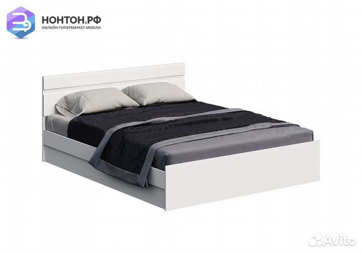 Кровать Нэнси NEW белый глянец