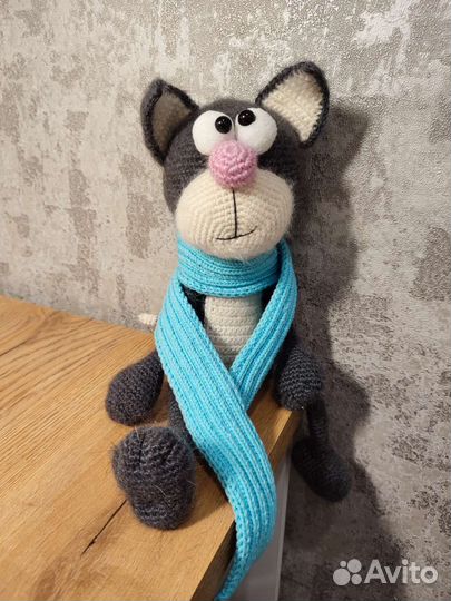 Игрушка Кот вязаный