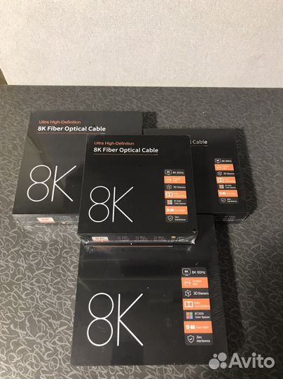 Кабель hdmi 2.1 8K Оптический 10м, 15м, 20м, 30м 4
