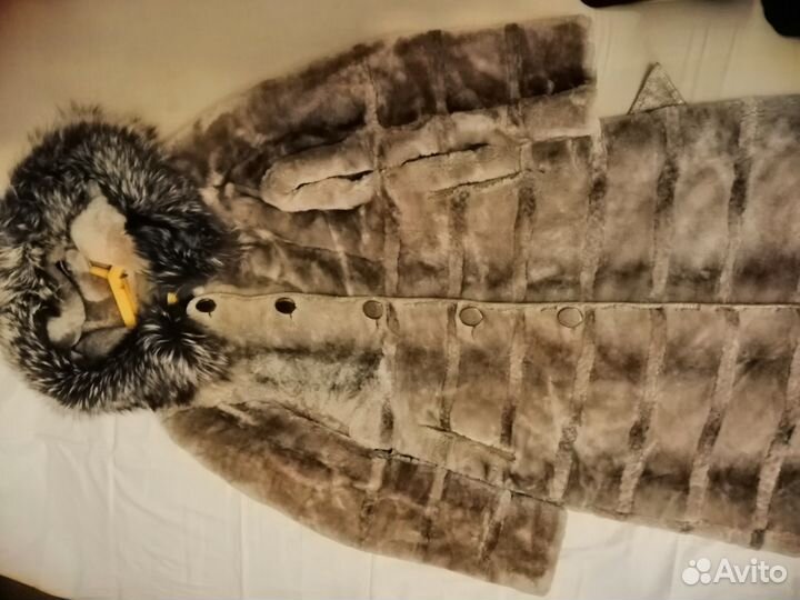 Шуба с капюшоном