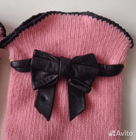 Оригинал перчатки Moschino кашемир в отл.сост