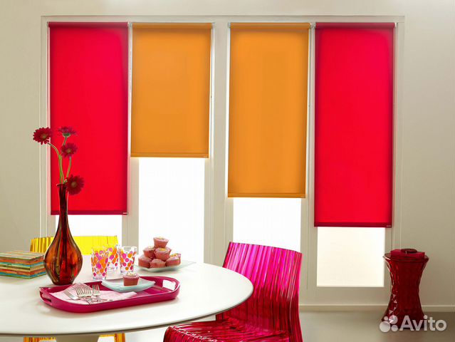 Рулонные шторы цвета