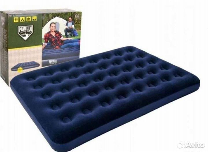 Новый надувной 2х мест матрас bestway 137х191х22см