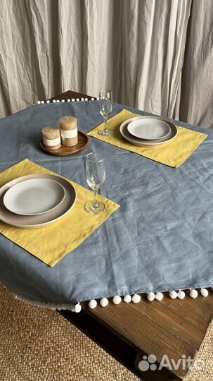 Кухонный текстиль лен