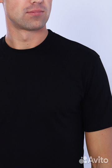 Футболка мужская (черный) №И-М112Ч. Оптом