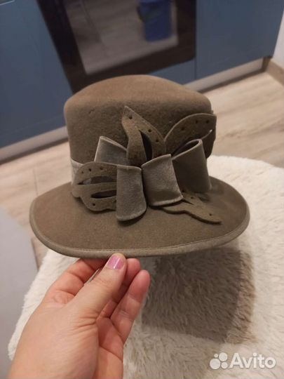 Шляпа фетровая женская