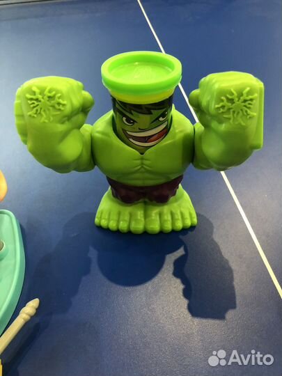 Play doh Мистер Зубастик,Халк,Пожарная машина