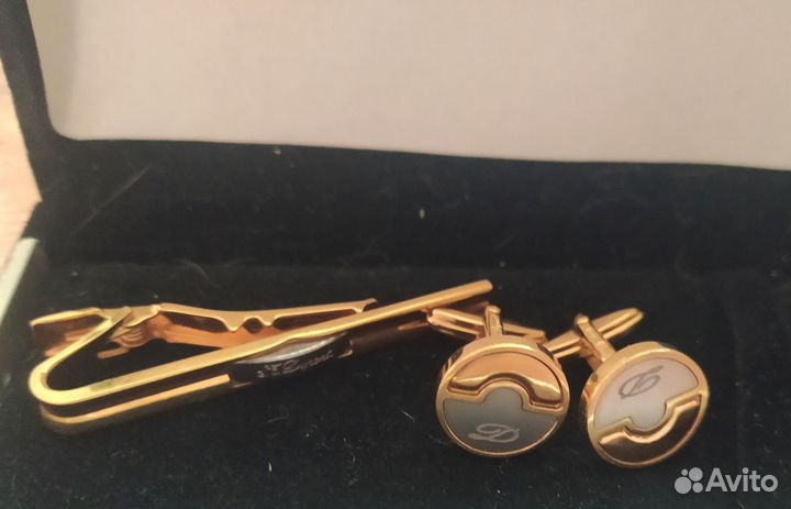 Запонки и зажим Dupont