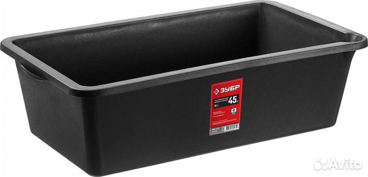 Зубр 45 л таз строительный прямоугольный