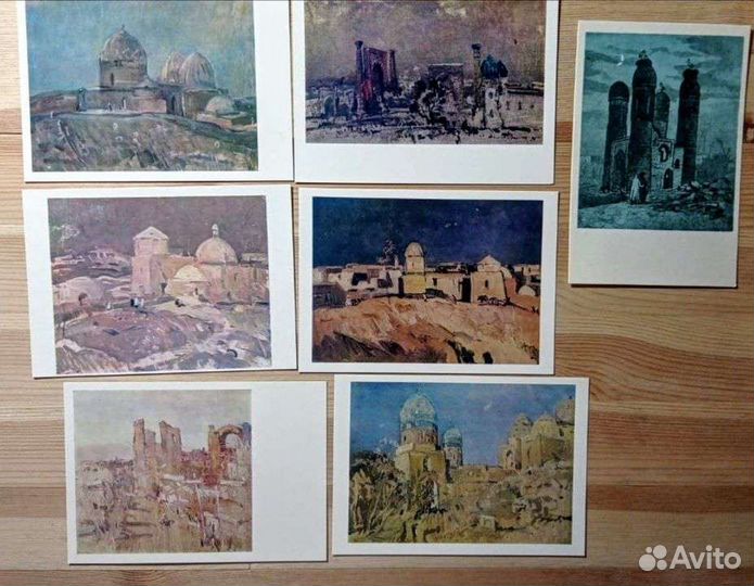 Мечети и Минареты в живописи, 15 открыток