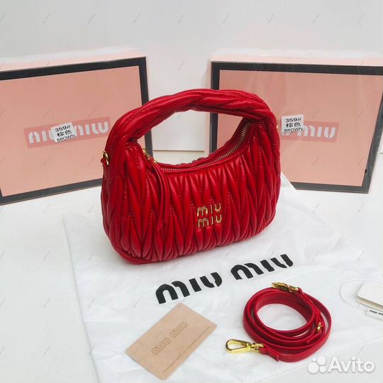 Сумка женская miu miu люксовая экокожа