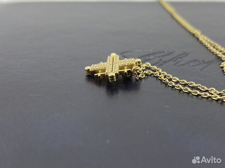Кулон из золота женское счастье