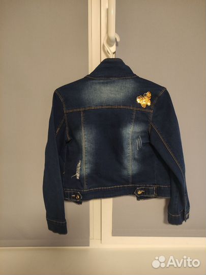 Пиджак джинсовый