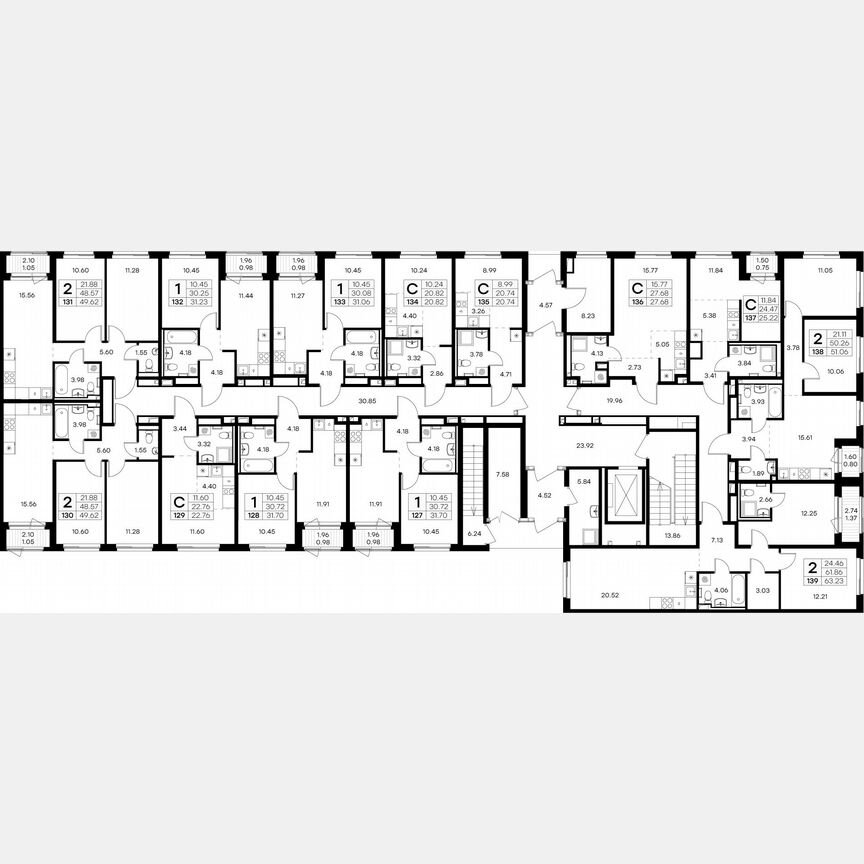 1-к. квартира, 31,1 м², 1/9 эт.